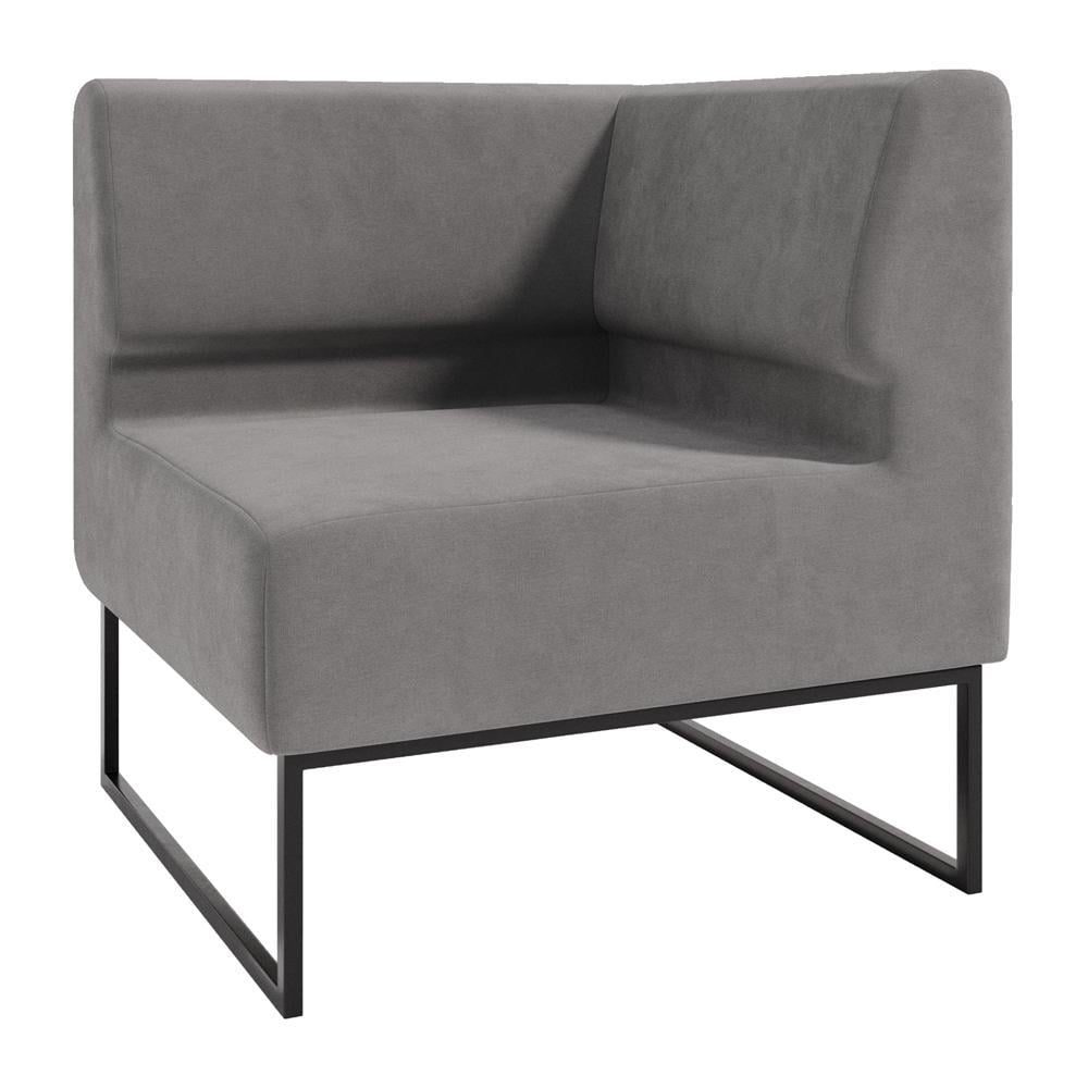 Диван модульный Lounge угловой Soft 77х77х83 см Grey (rich_sofa_00404)
