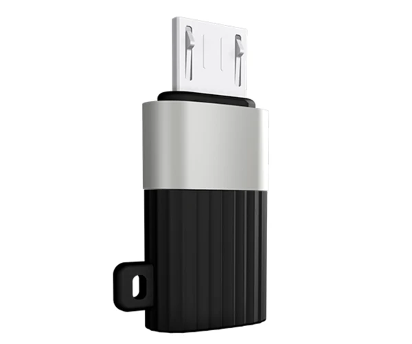 Перехідник Otg Gelius GP-OTG007 Type-C Micro-USB Black - фото 1