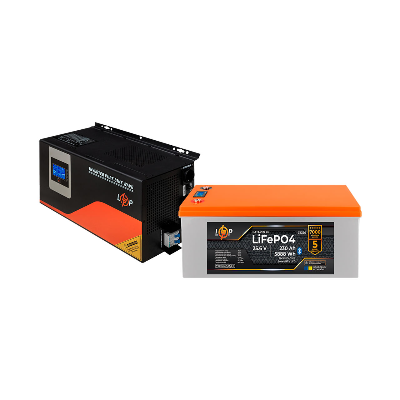 Комплект резервного питания LogicPower ИБП литиевая LiFePO4 батарея UPS W4500 АКБ LiFePO4 5888W