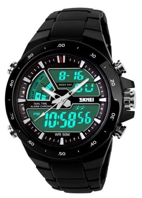 Часы кварцевые мужские Skmei 1016 Shark Black (1016-1)