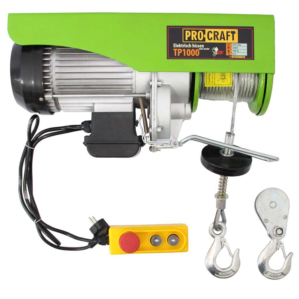 Підіймач електричний Procraft TP1000 1000 кг 20 м (000006278) - фото 3 Підіймач електричний Procraft TP1000 1000 кг 20 м (000006278) - фото 3