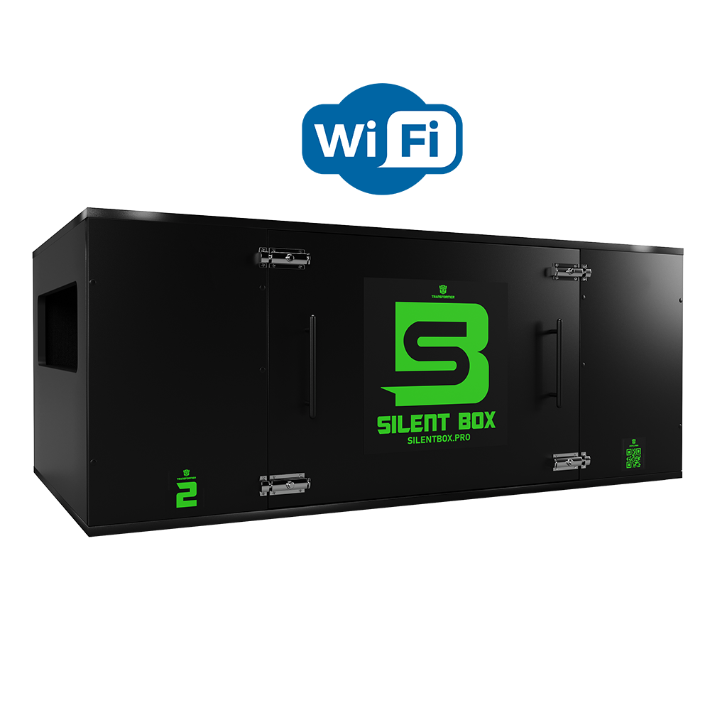 Шумобокс на два асіка SILENT BOX TRANSFORMER 2 Black (TR2BlackWi-Fi) - фото 4