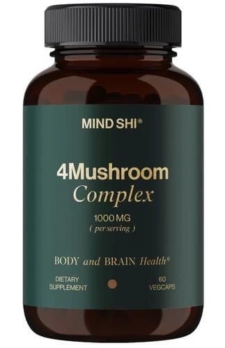 Грибы Mind Shi 4Mushroom Complex 1000 мг 60 VegCaps (MSH-04411)