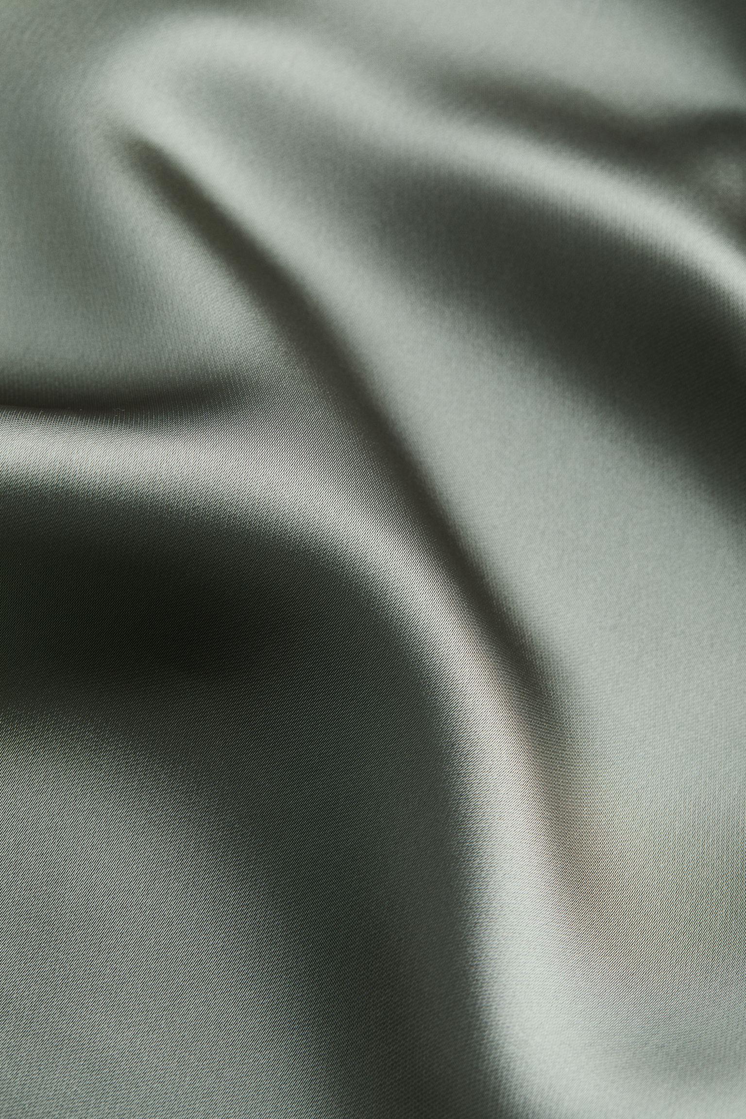 Юбка атласная р. 40 Оливковый (1178208wer) - фото 2