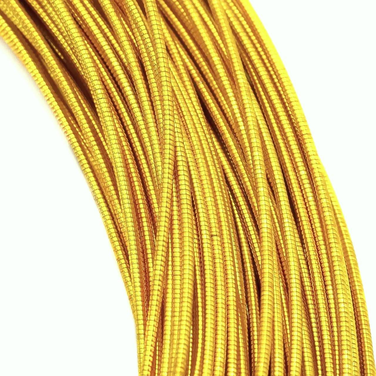 Канитель жесткая 1 мм 1 м Золото яркое (КТ0027ж49) Канитель жесткая 1 мм 1 м Золото яркое (КТ0027ж49)
