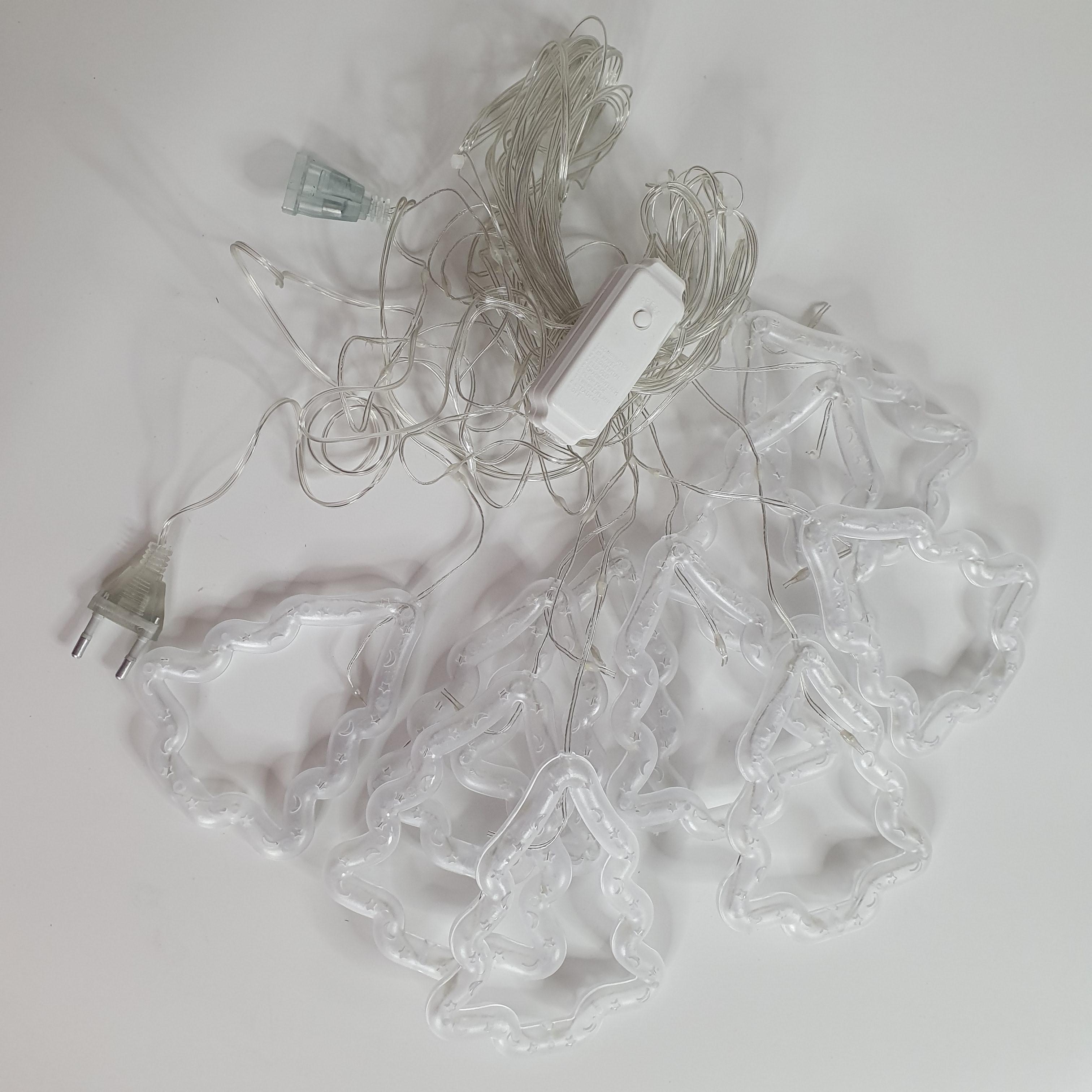 Гірлянда-штора Фігурки в ялинці новорічна світлодіодна 3 м (ML-09513) - фото 6 Гірлянда-штора Фігурки в ялинці новорічна світлодіодна 3 м (ML-09513) - фото 6