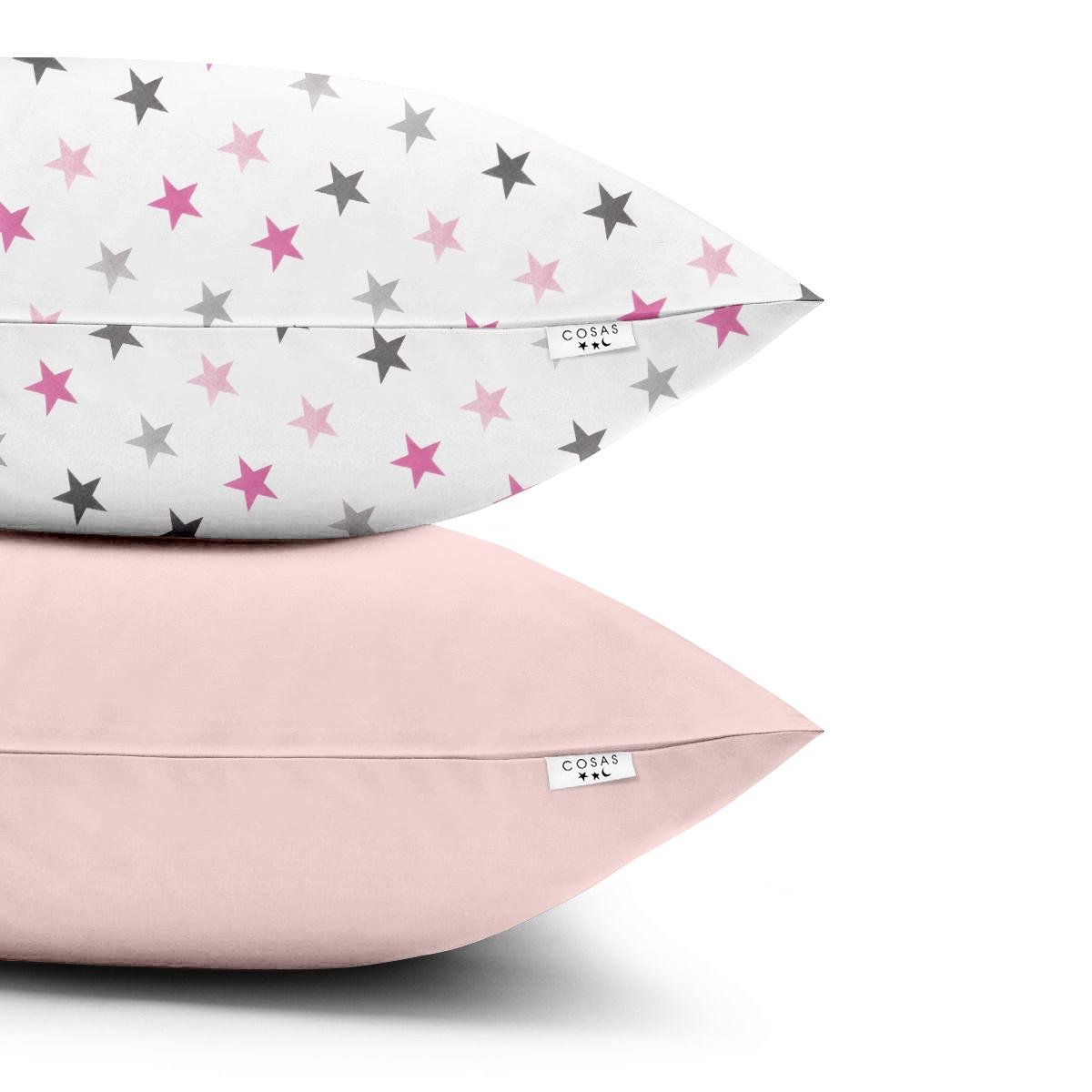 Набор наволочек Cosas Star Grey Rose Rose 40х60 см 2 шт. (4822052050156)