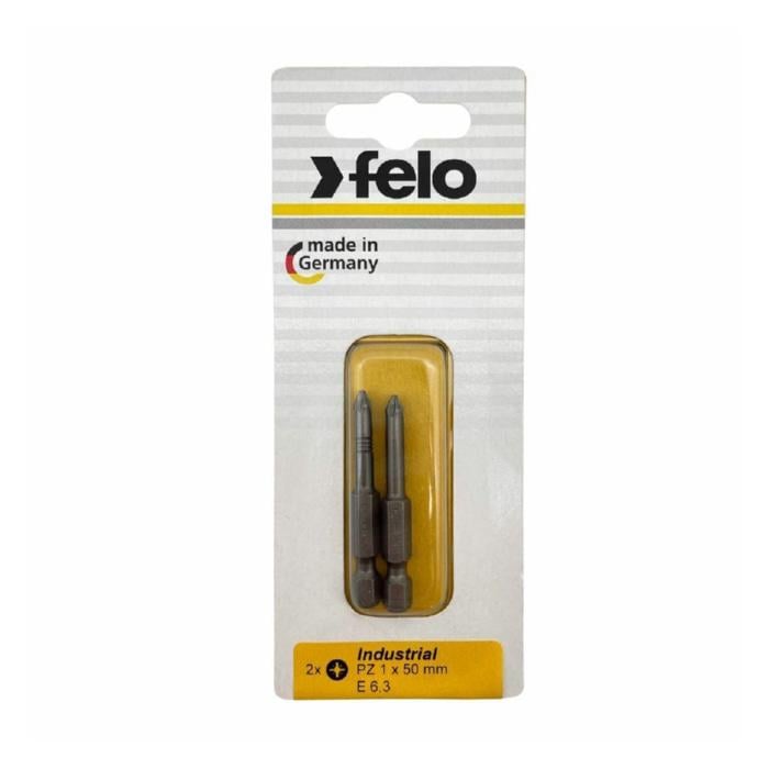 Бита Felo PZ1х50 мм 1/4" Е6,3 Вox 2 шт. 03101536 (14403)