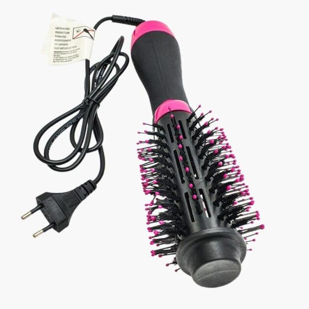 Фен-гребінець для укладання волосся стайлер 3в1 One Step Hair Dryer and Styler - фото 3