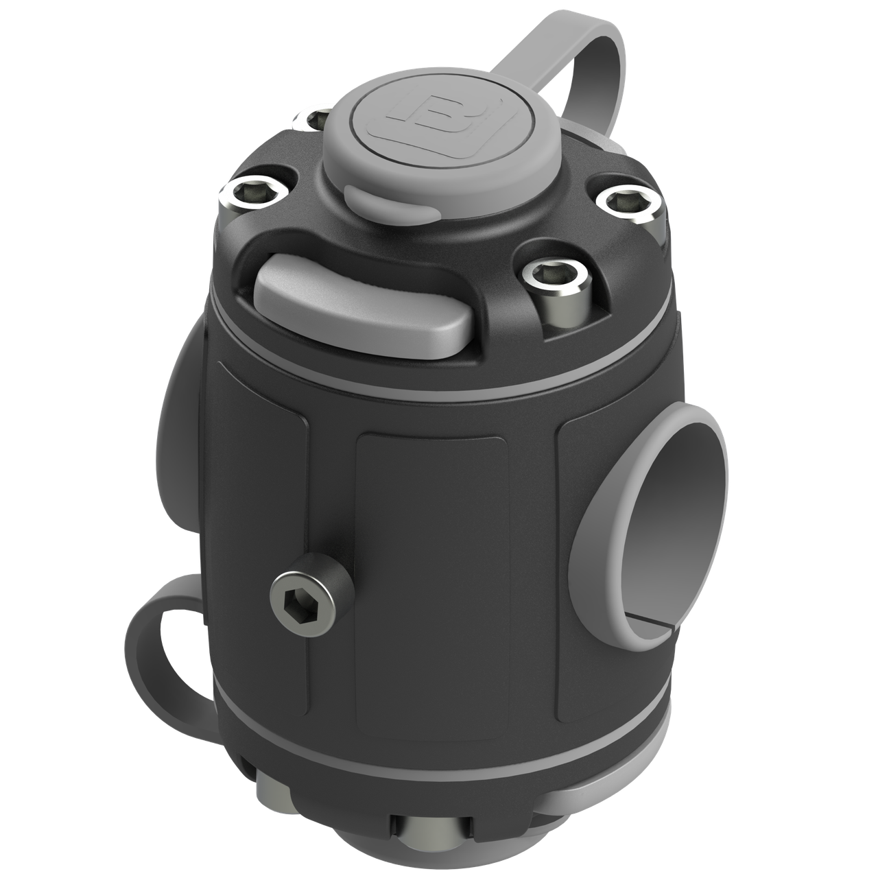 Монтажная система Borika FASTen FMr232 для крепления аксессуаров на трубах и перилах d 30/32 мм Черно-серый (01.01.011.02.01)