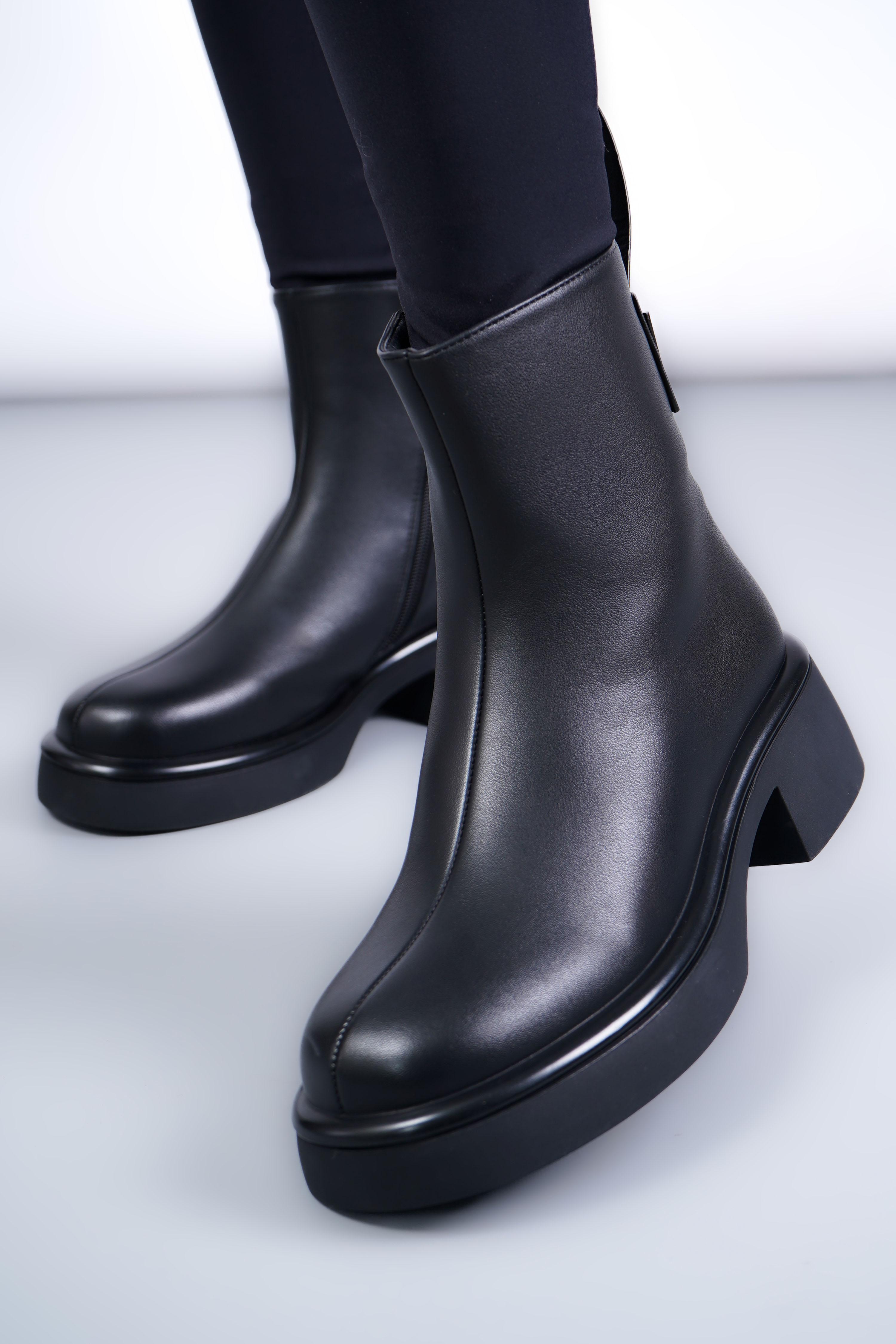 Ботинки женские Where Uwear UK1 346623 р. 39 Черный (346623_39)