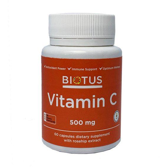 Витамин C Biotus Vitamin C 500 мг 60 Caps (BIO-530166)