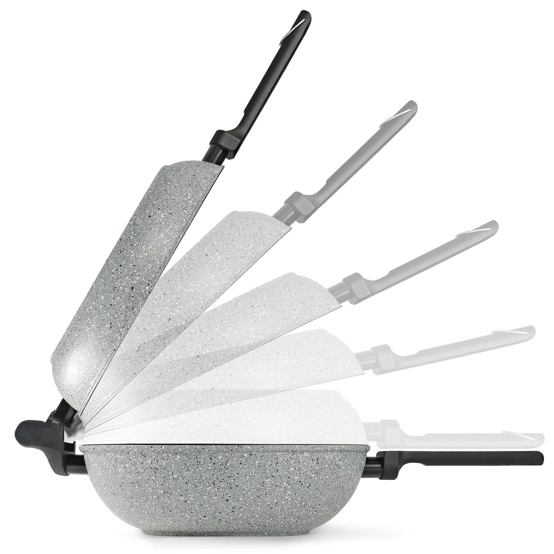 Сковорода двойная Flonal Dura Induction Rocky Twins с решеткой 28 см (RKIWP2830) - фото 15