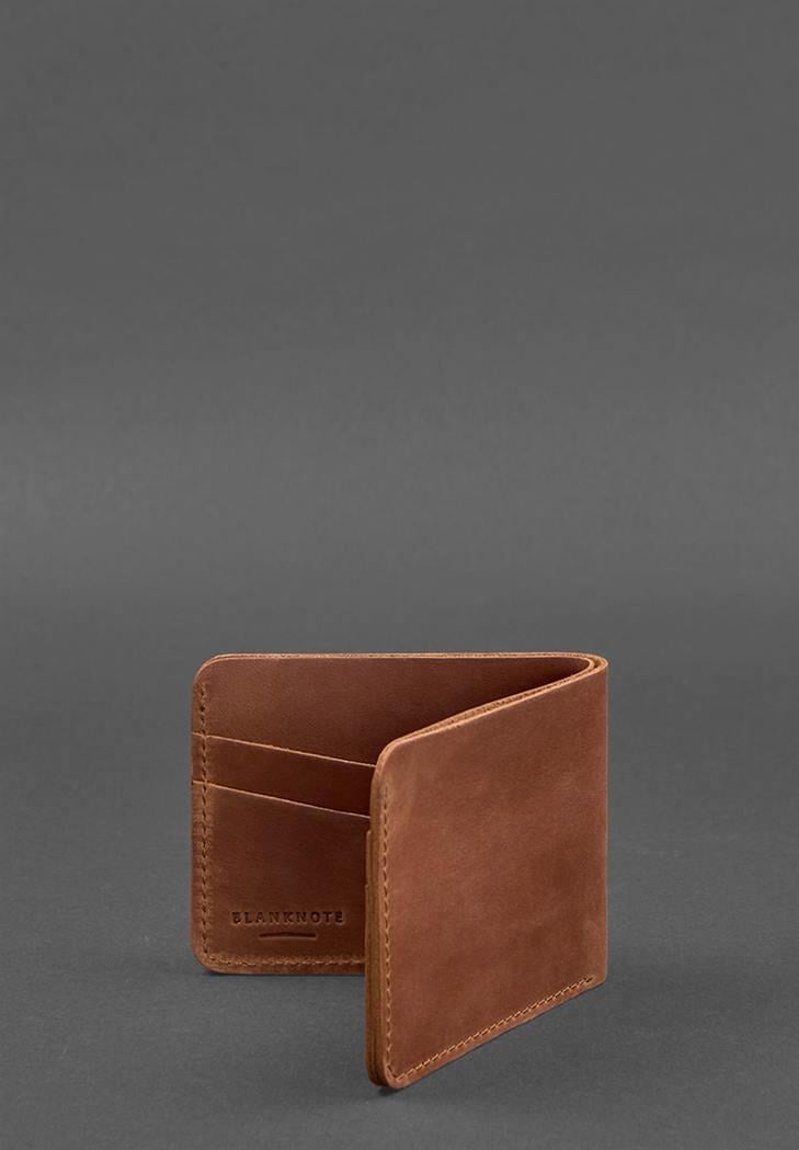 Портмоне мужское кожаное BlankNote 4.1 4 кармана Светло-коричневый (A-027246) (A-027246) - фото 3 Портмоне мужское кожаное BlankNote 4.1 4 кармана Светло-коричневый (A-027246) (A-027246) - фото 3