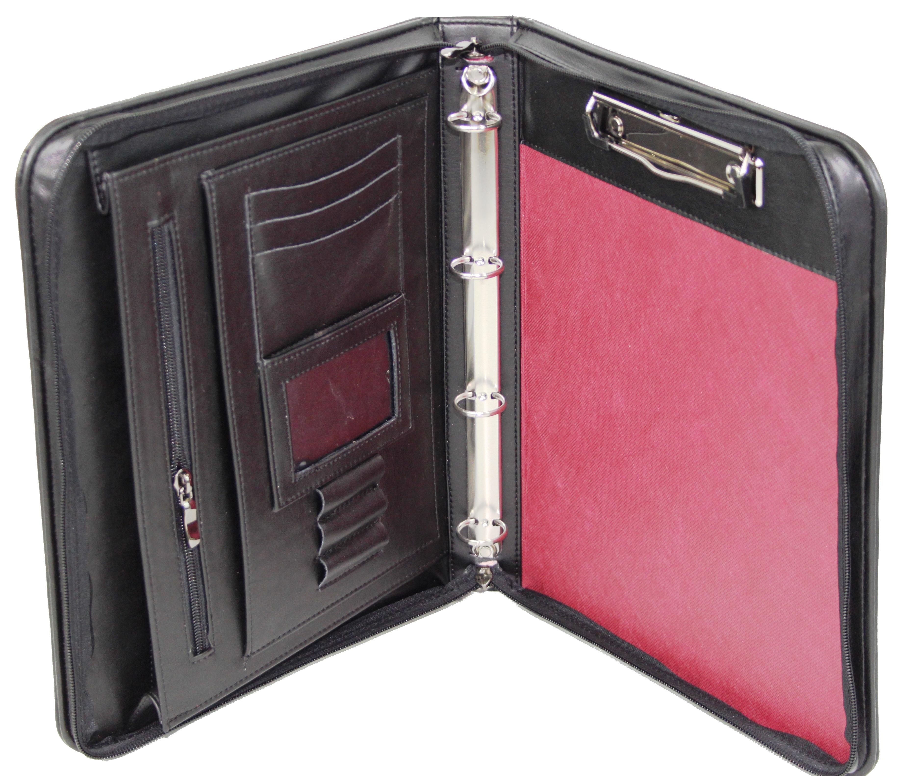 Папка деловая Portfolio из искусственной кожи А4 Черный (Port1008 black)