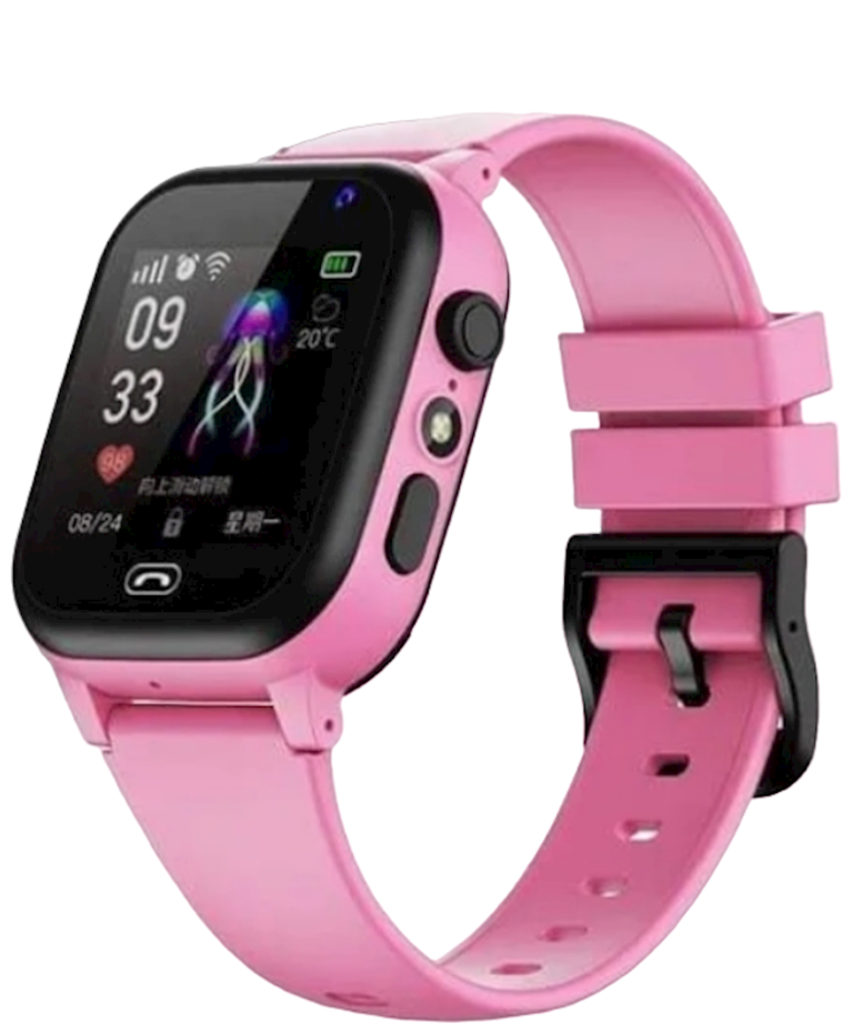 Смарт часы-телефон детские C005 с камерой GPS SIM-карта Pink (18331)