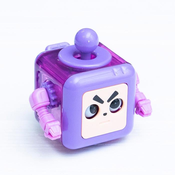 Антистрес кубик Robot Фіолетовий (23281082) - фото 1 Антистрес кубик Robot Фіолетовий (23281082) - фото 1