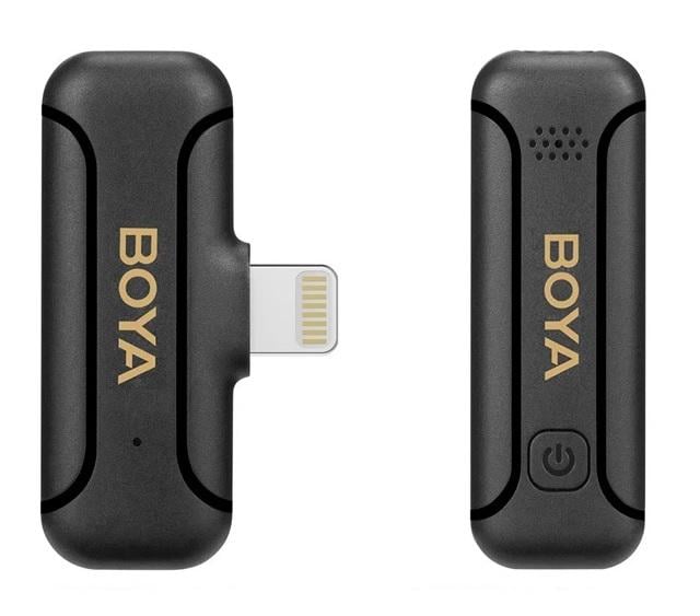 Мікрофон петличний Boya BY-V WM3T2-D1 для iPhone Lightning безпровідний (50008)