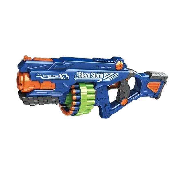Автомат игрушечный Blaze Storm Мягкие пули 40 шт. на батарейках Blue (141200)
