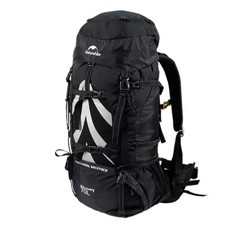 Туристичний рюкзак Naturehike NH70B070-B 70+5 л Чорний (6975641887485)