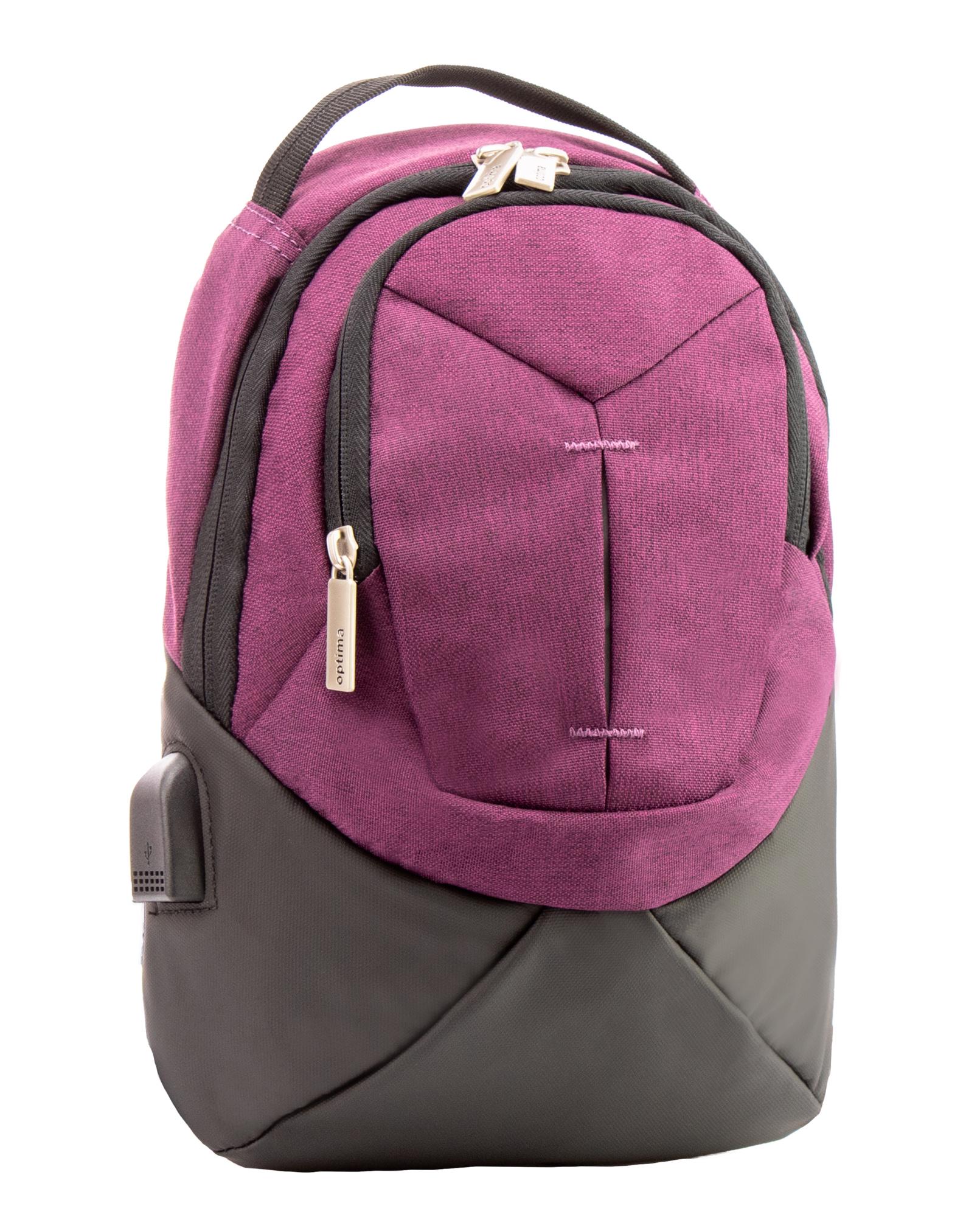 Рюкзак на плечо Optima 32x23x8 см 6-15 л Розовый (O96911-03)