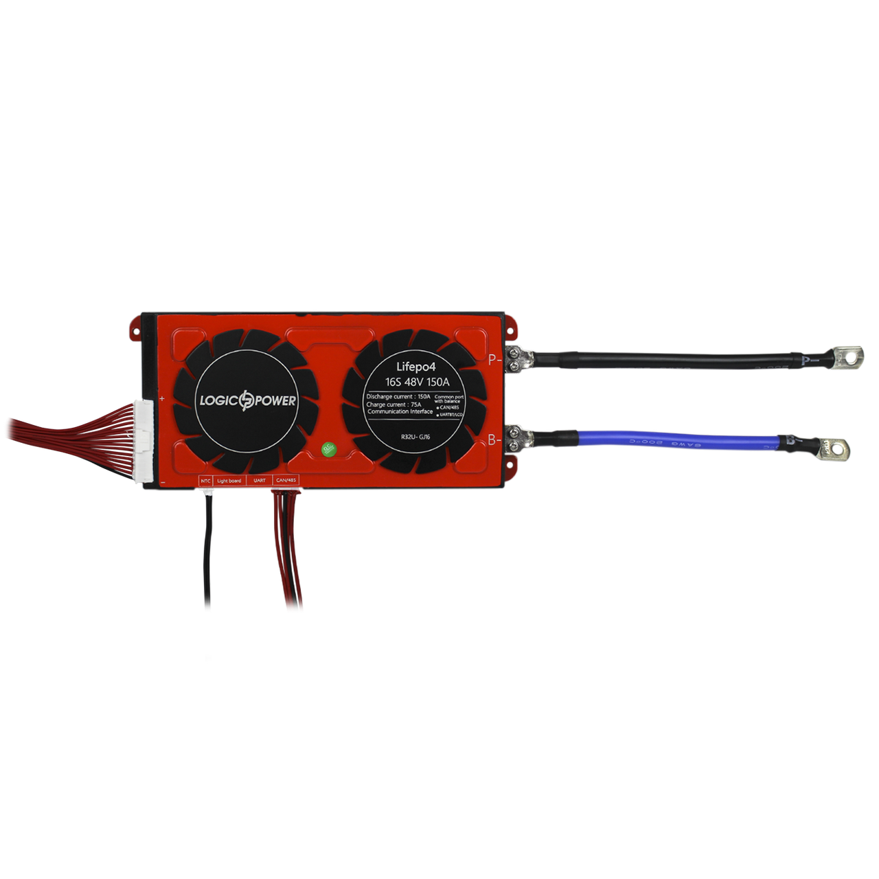 Плата BMS Smart LP LiFePO4 48V 16S Dis 150A Ch 75A UART/RS485/CAN