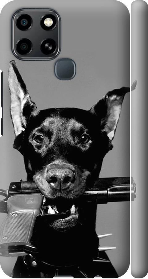 Чехол на Infinix Smart 6 Доберман (2745m-2758-42517)