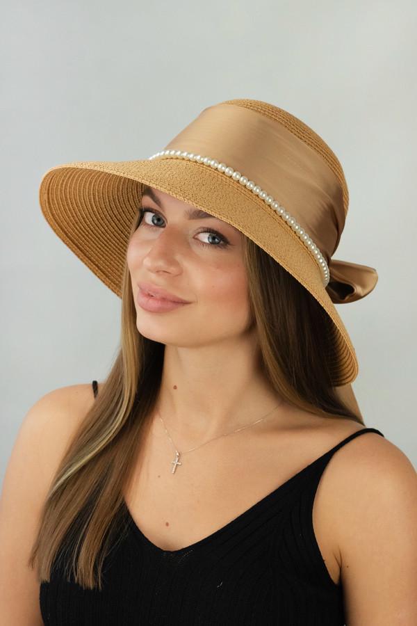 Шляпа женская Braxton канотье Ванда Темно-бежевый (1722)