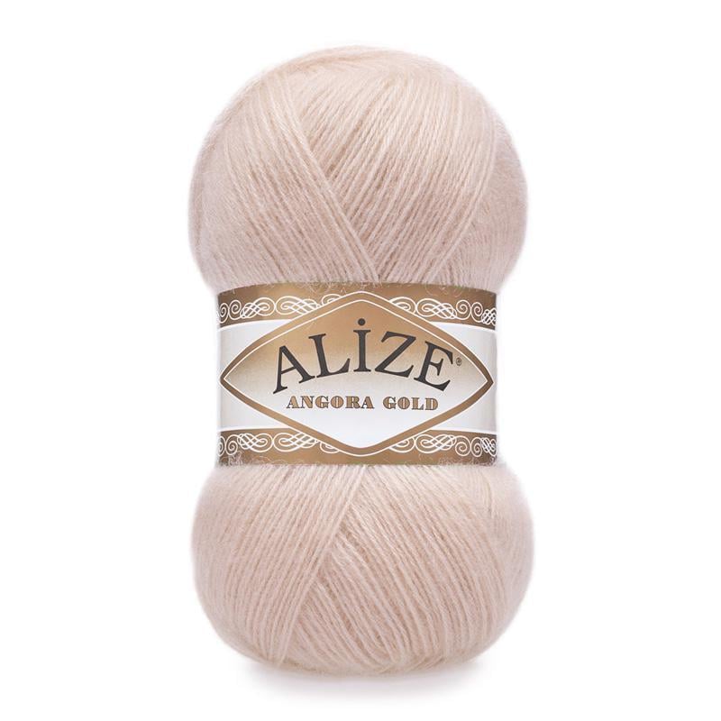 Пряжа Alize Angora Gold 840 Пастельно-абрикосовый