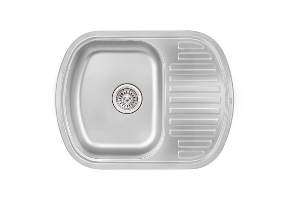 Кухонная мойка Q-tap 6349 0,8 мм Micro Decor (QT6349MICDEC08)