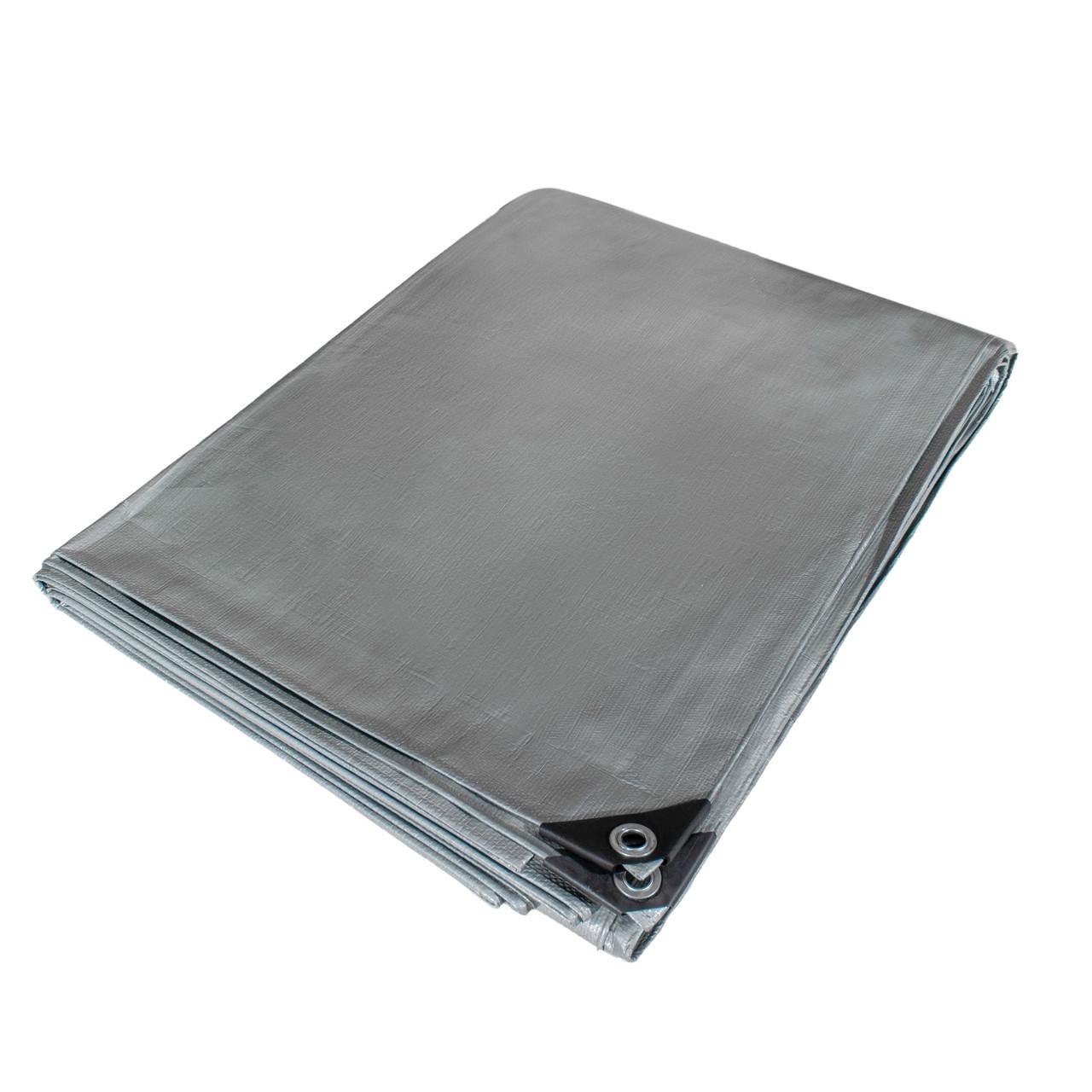 Тент брезентовий водостійкий PLANDEKA терпауліновий 160 г/м² 4х6 м (iz16426)