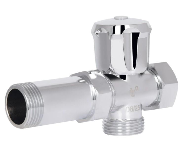 Кран шаровой приборный Thermo Alliance Standart 3/4"Зх3/4"Зх3/4" В вентиль (SD183W20)