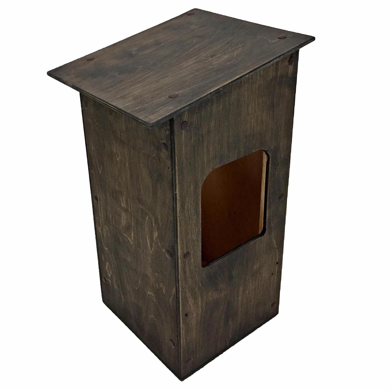 Будиночок для сови з дерева Буян 2 Мокко (ДСО-000310) - фото 4 Будиночок для сови з дерева Буян 2 Мокко (ДСО-000310) - фото 4