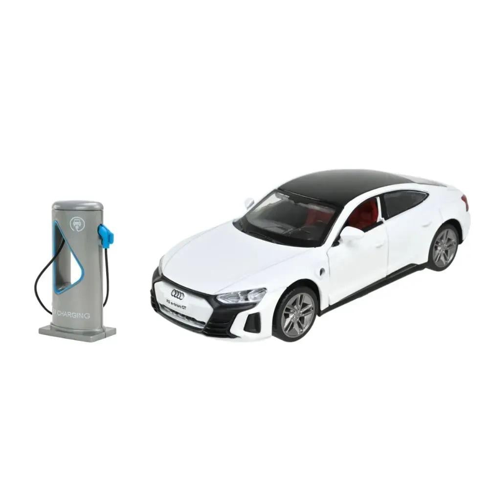 Игрушечная автомобильная модель Автопром Audi RS etron GT инерционная из металла 14 см Белый (150-98-68717WT)