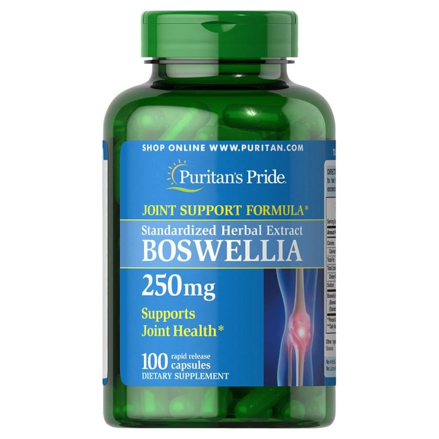 Натуральная добавка Puritan's Pride Boswellia Standardized Extract 250 мг 100 капс. (8877)