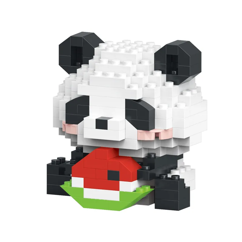 Конструктор-фигурка Lelebrother Панда Panda Watermelon (2869527532)