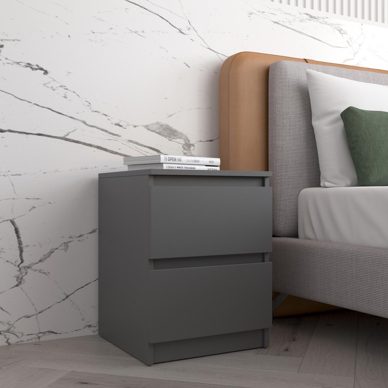 Тумба приліжкова Вайс R-5 402х400х530 мм Антрацит (30731065) - фото 2 Тумба приліжкова Вайс R-5 402х400х530 мм Антрацит (30731065) - фото 2