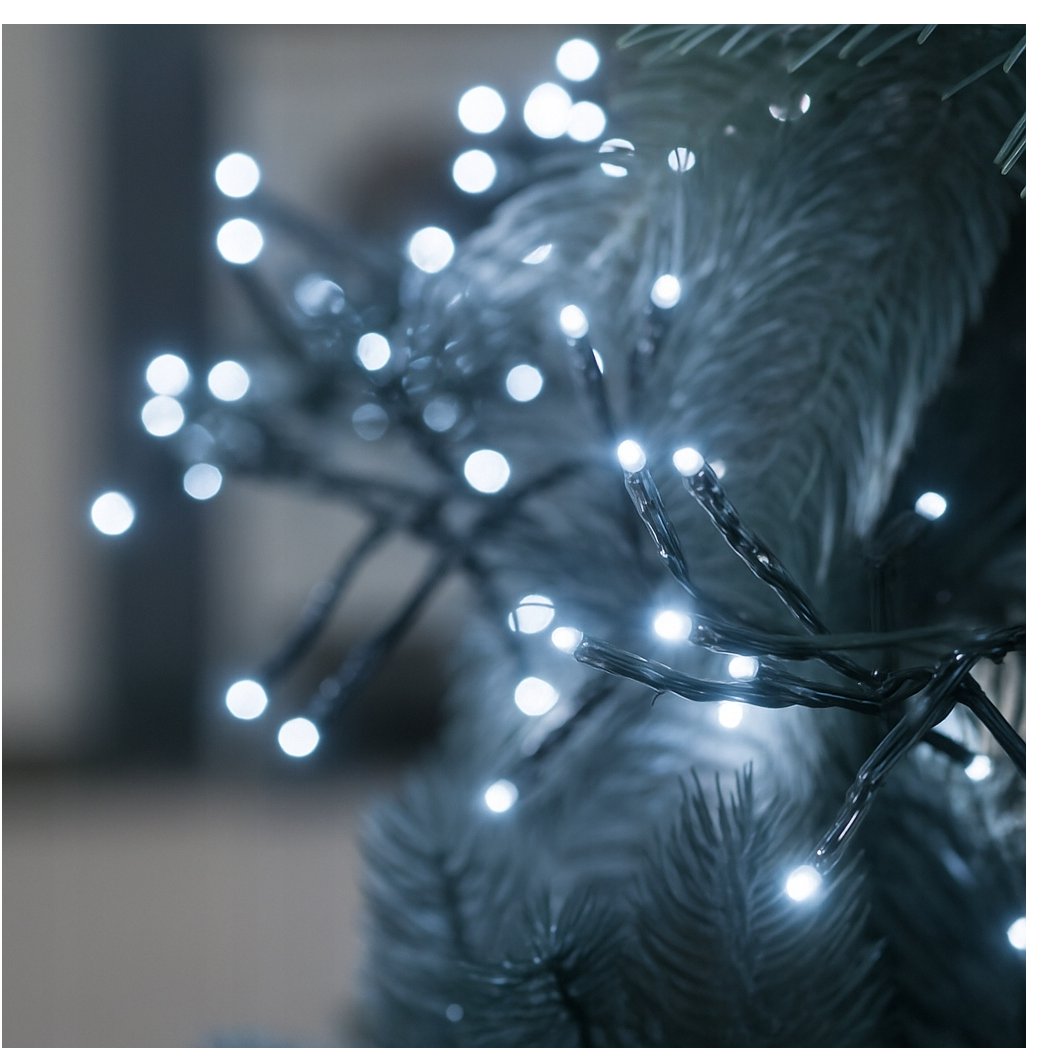 Гірлянда різдвяна гірлянда для ялинки 300 LED Холодний білий (36822295)