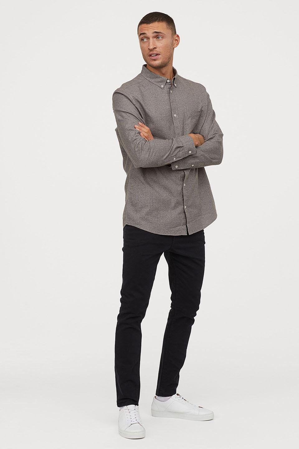 Джинсы мужские H&M р. 34 Черный (7321880b39)