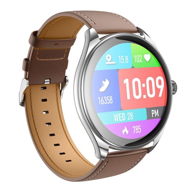 Годинник смарт HOCO Y22 AMOLED BT Call Track HeartRate IP67 Silver