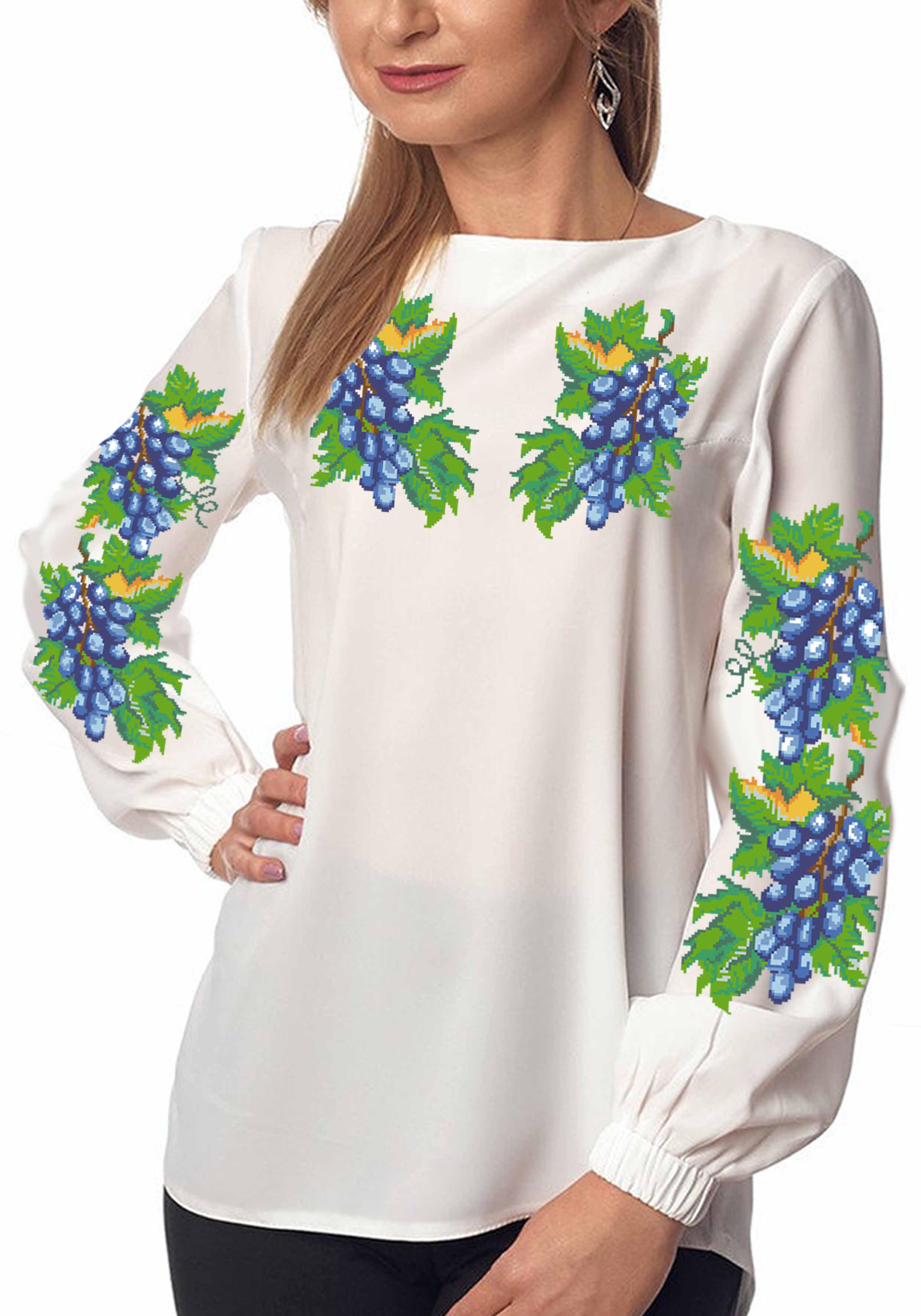 Заготовка для вишивки нитками або бісером сорочка СЖ-65 домоткане полотно Заготовка для вишивки нитками або бісером сорочка СЖ-65 домоткане полотно