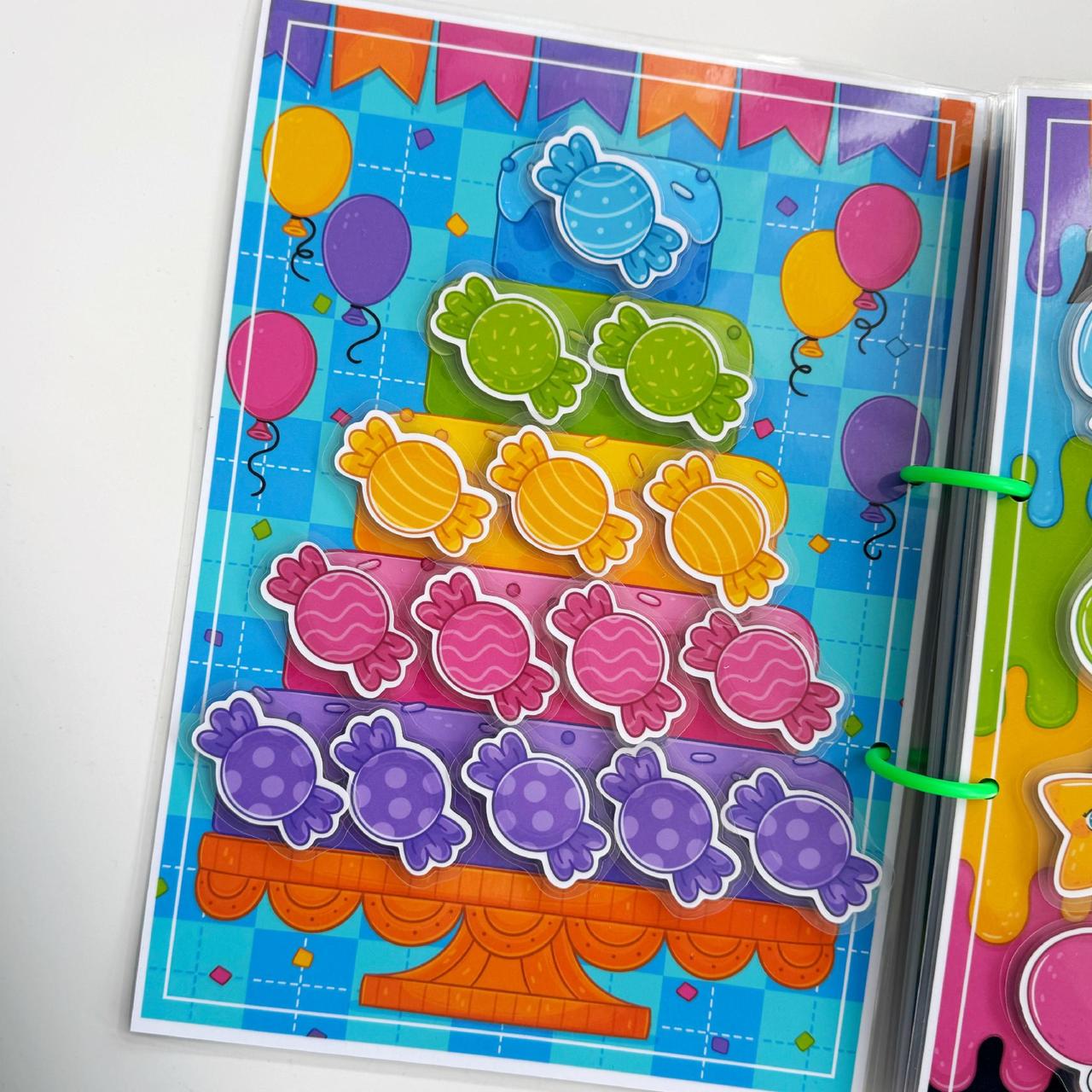 Альбом на липучках Невероятные цвета развивающий (LP-0059) - фото 2 Альбом на липучках Невероятные цвета развивающий (LP-0059) - фото 2