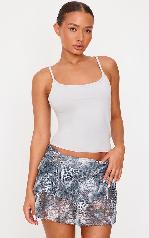 Юбка Pretty Little Thing CNL0634 L Зеленый - фото 2