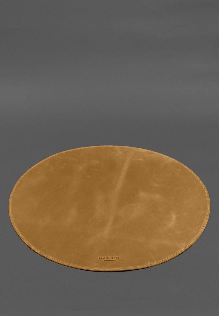 Настольный набор из натуральной кожи 1.2 Crazy Horse Желтый (A-028807) - фото 3