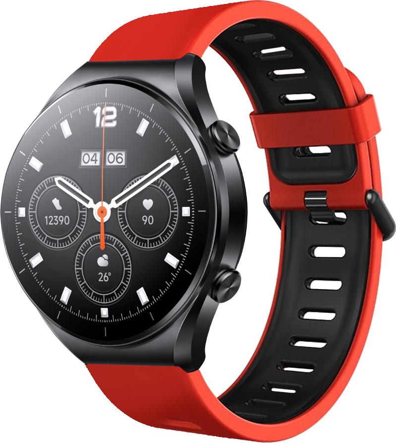 Ремешок Traf для Xiaomi Watch S1 Acttive Orange/Black (28899)