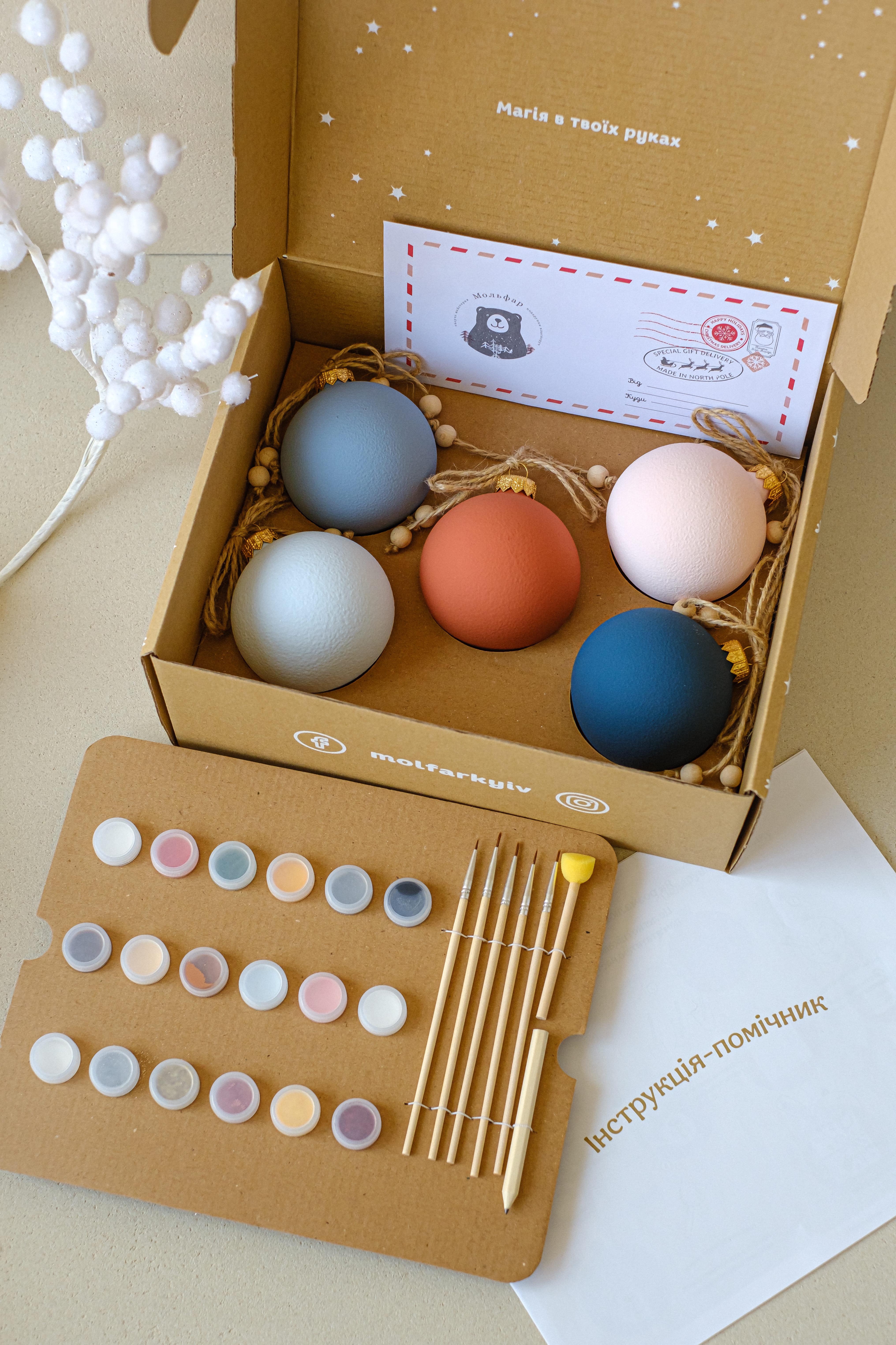 Набір для розмальовки ялинкових іграшок Polar Express (16774490)