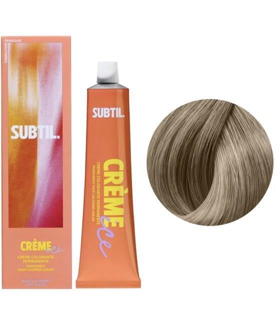 Краска для волос устойчивая Subtil Creme Permanent Hair Color 10/12 Экстрасветлый блондин пепельный перламутровый 60 мл