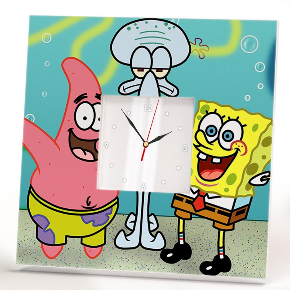 Часы «Губка Боб Квадратные Брюки» 260x260 мм (C02026)