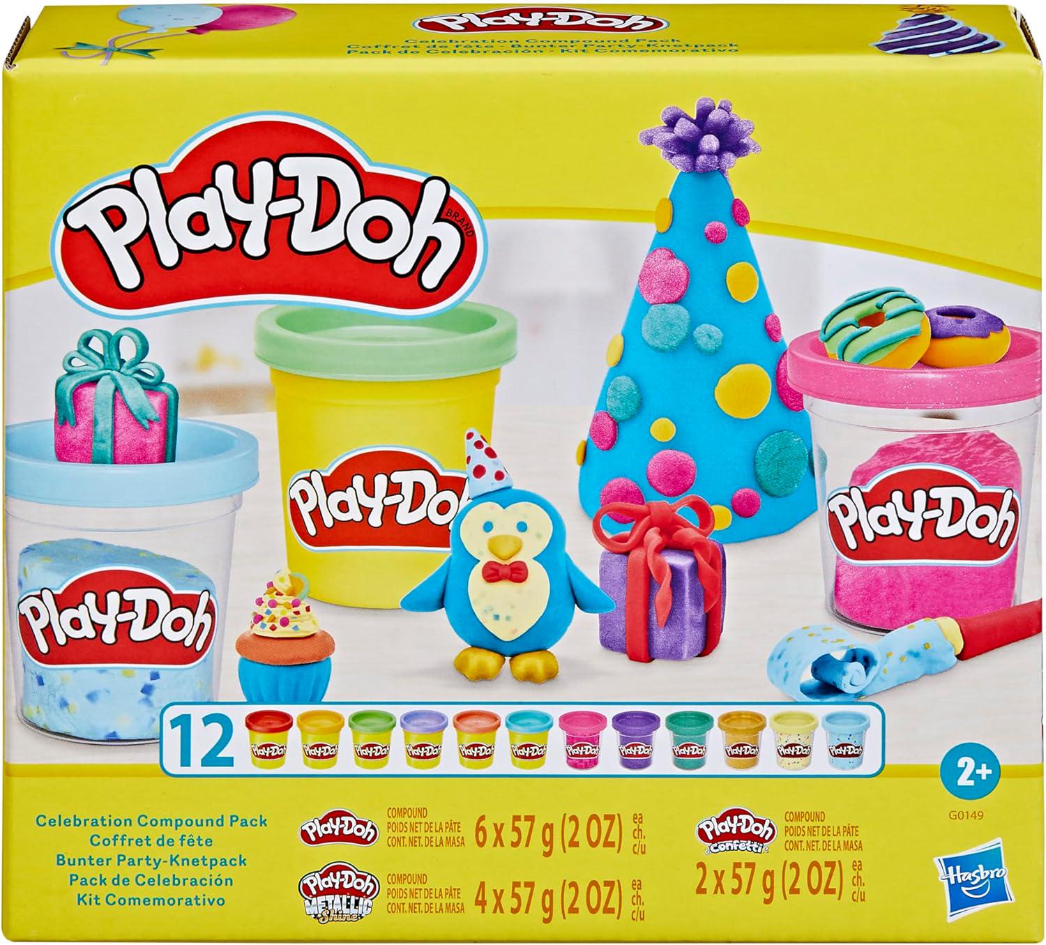 Ігровий набір Hasbro Play-Doh Святкові 12 баночок (G0149)