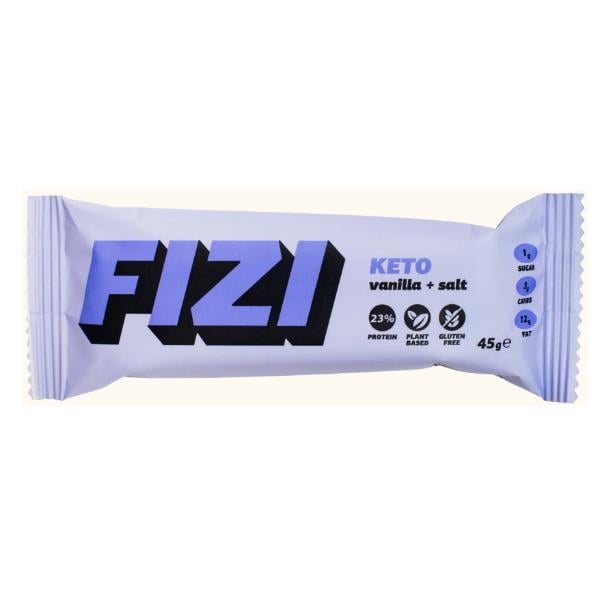 Спортивний батончик Fizi Keto Protein Bar Vanilla Salt 45 г (000020948)